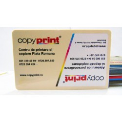 Carti de vizita plastic / carduri (imprimate UV)