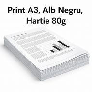 Print A3 Alb Negru - 80g