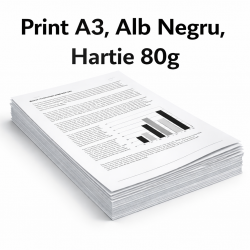 Print A3 Alb Negru - 80g