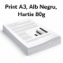 Print A3 Alb Negru - 80g